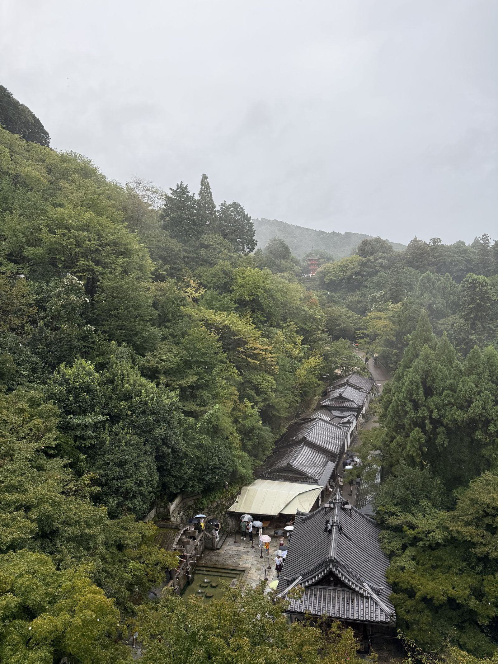 俯瞰回廊屋顶