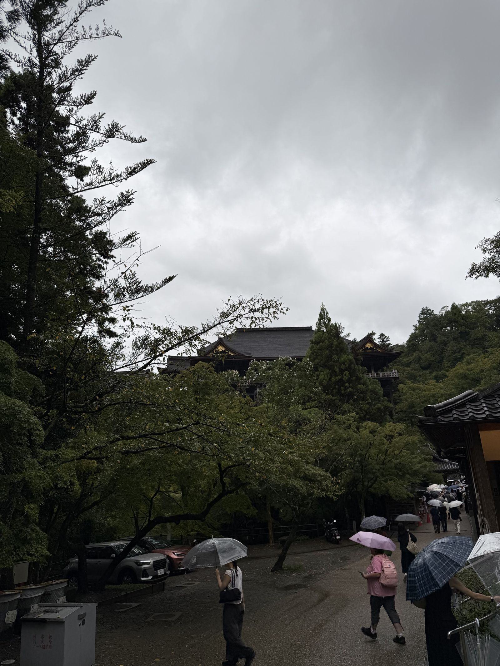 撑伞的参道