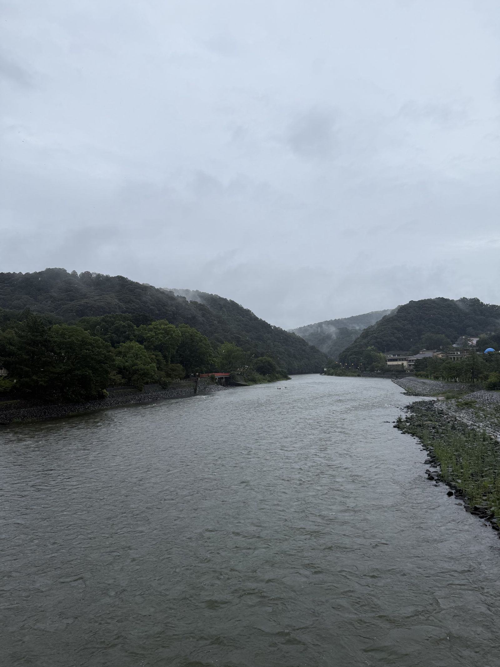 峡谷里的水流